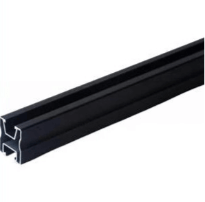 4700mm Aluminium Mounting Rail – Silver / Black - JE Group