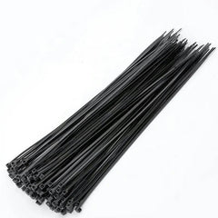Nylon Cable Ties (Black) - 100PC per Pack (Various Sizes) - JE Group