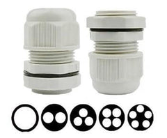 25mm Multi-Hole Nylon Cable Glands – 1 to 5 Holes - JE Group