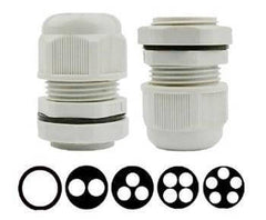 25mm Multi-Hole Nylon Cable Glands – 1 to 5 Holes - JE Group