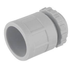 Adaptor - 25mm to Screw With-Lock ring PVC (Male Adaptor) - JE Group