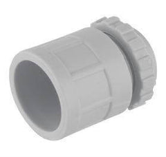 Adaptor - 25mm to Screw With-Lock ring PVC (Male Adaptor) - JE Group